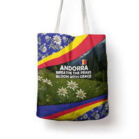 Andorra Tote Bag with Edelweiss Mountain Landscape Design - Wonder Print Shop