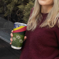 Andorra Tumbler Cup with Edelweiss Mountain Landscape Design - Wonder Print Shop