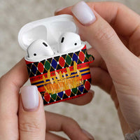 Burkina Faso AirPods Case with Red Green Blue Geometric - Wonder Print Shop