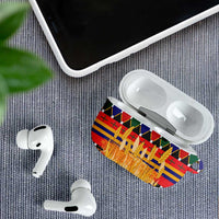 Burkina Faso AirPods Case with Red Green Blue Geometric - Wonder Print Shop
