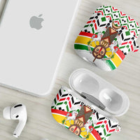 Burkina Faso AirPods Case with Red Green Black Geometric Design - Wonder Print Shop