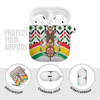 Burkina Faso AirPods Case with Red Green Black Geometric Design - Wonder Print Shop