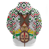 Burkina Faso Hoodie with Red Green Black Geometric Design - Wonder Print Shop