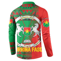 Burkina Faso Button Sweatshirt with Red Green Tribal Design and Bobo Dioulasso Landmark - Wonder Print Shop