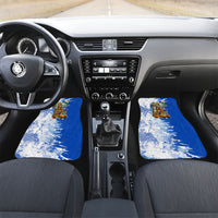 Nicaragua Independence Day Car Mats Blue Butterfly Sacred Sacuanjoche Cultural Floral Art