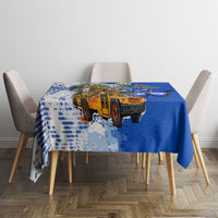 Nicaragua Independence Day Tablecloth Blue Butterfly Sacred Sacuanjoche Cultural Floral Art