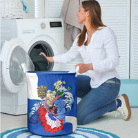 Nicaragua Independence Day Orgullo Y Tradicion Laundry Basket Vibrant Folkloric Dance Sacuanjoche Floral Culture