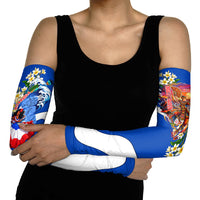 Nicaragua Independence Day Orgullo Y Tradicion Arm Sleeves Vibrant Folkloric Dance Sacuanjoche Floral Culture
