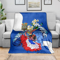 Nicaragua Independence Day Orgullo Y Tradicion Blanket Vibrant Folkloric Dance Sacuanjoche Floral Culture