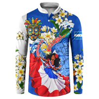 Nicaragua Independence Day Orgullo Y Tradicion Button Sweatshirt Vibrant Folkloric Dance Sacuanjoche Floral Culture