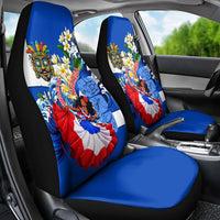 Nicaragua Independence Day Orgullo Y Tradicion Car Seat Cover Vibrant Folkloric Dance Sacuanjoche Floral Culture