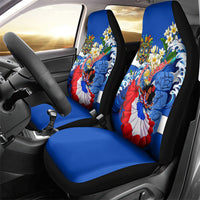 Nicaragua Independence Day Orgullo Y Tradicion Car Seat Cover Vibrant Folkloric Dance Sacuanjoche Floral Culture