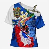 Nicaragua Independence Day Orgullo Y Tradicion Cross Shoulder Shirt Vibrant Folkloric Dance Sacuanjoche Floral Culture