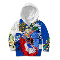 Nicaragua Independence Day Orgullo Y Tradicion Kid Hoodie Vibrant Folkloric Dance Sacuanjoche Floral Culture