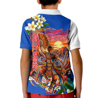 Nicaragua Independence Day Orgullo Y Tradicion Kid Polo Shirt Vibrant Folkloric Dance Sacuanjoche Floral Culture