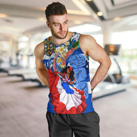 Nicaragua Independence Day Orgullo Y Tradicion Men Tank Top Vibrant Folkloric Dance Sacuanjoche Floral Culture