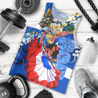 Nicaragua Independence Day Orgullo Y Tradicion Men Tank Top Vibrant Folkloric Dance Sacuanjoche Floral Culture