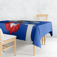 Nicaragua Independence Day Orgullo Y Tradicion Tablecloth Vibrant Folkloric Dance Sacuanjoche Floral Culture