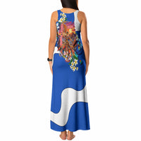 Nicaragua Independence Day Orgullo Y Tradicion Tank Maxi Dress Vibrant Folkloric Dance Sacuanjoche Floral Culture