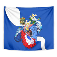 Nicaragua Independence Day Orgullo Y Tradicion Tapestry Vibrant Folkloric Dance Sacuanjoche Floral Culture