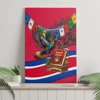 Nepal Constitution Day Canvas Wall Art Himalayan Temples Danphe Himalayan Monal Floral