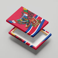 Nepal Constitution Day Canvas Wall Art Himalayan Temples Danphe Himalayan Monal Floral