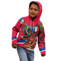 Nepal Constitution Day Kid Hoodie Himalayan Temples Danphe Himalayan Monal Floral