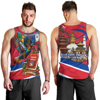 Nepal Constitution Day Men Tank Top Himalayan Temples Danphe Himalayan Monal Floral