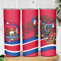 Nepal Constitution Day Skinny Tumbler Himalayan Temples Danphe Himalayan Monal Floral