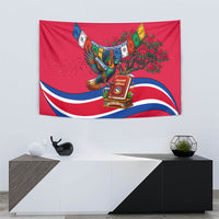 Nepal Constitution Day Tapestry Himalayan Temples Danphe Himalayan Monal Floral