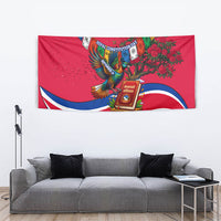 Nepal Constitution Day Tapestry Himalayan Temples Danphe Himalayan Monal Floral