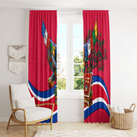 Nepal Constitution Day Window Curtain Himalayan Temples Danphe Himalayan Monal Floral