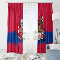 Nepal Constitution Day September 19 Window Curtain Himalayan Temples Heritage Flag Dove