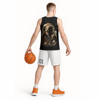 Bigfoot Blowing Wishes Dandelion Basketball Jersey Vintage Sasquatch Art Forest Mountain Nature