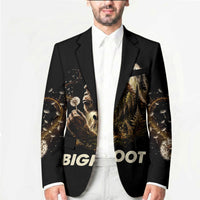 Bigfoot Blowing Wishes Dandelion Blazer Vintage Sasquatch Art Forest Mountain Nature