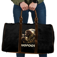 Bigfoot Blowing Wishes Dandelion Travel Bag Vintage Sasquatch Art Forest Mountain Nature