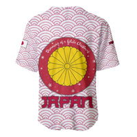 Japan Christmas Baseball Jersey with Sleeping Polar Bear Pine Trees and Chrysanthemum Crest Pattern - Wonder Print Shop