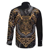 Viking Warrior Tatto Family Matching Tank Maxi Dress and Hawaiian Shirt Valhalla Is Calling - Wonder Print Shop