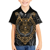 Viking Warrior Tatto Kid Hawaiian Shirt Valhalla Is Calling - Wonder Print Shop