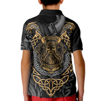 Viking Warrior Tatto Kid Polo Shirt Valhalla Is Calling - Wonder Print Shop