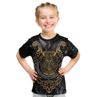 Viking Warrior Tatto Kid T Shirt Valhalla Is Calling - Wonder Print Shop