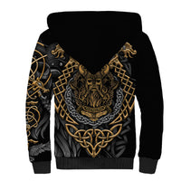 Viking Warrior Tatto Sherpa Hoodie Valhalla Is Calling - Wonder Print Shop