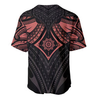 Feminine Polynesian Baseball Jersey Mandala Tattoo Style - Wonder Print Shop
