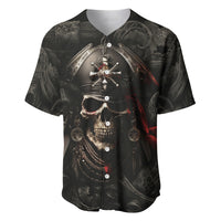 Work Like A Captain Play Like A Pirate Baseball Jersey - Wonder Print Shop