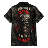 Work Like A Captain Play Like A Pirate Family Matching Puletasi Dress and Hawaiian Shirt - Wonder Print Shop