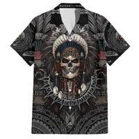 Skull Native American Warrior Hawaiian Shirt - Wonder Print Shop