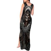 Skull Native American Warrior Tank Maxi Dress - Wonder Print Shop