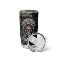 Skull Native American Warrior Tumbler Cup - Wonder Print Shop