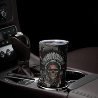 Skull Native American Warrior Tumbler Cup - Wonder Print Shop