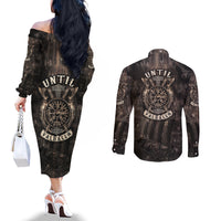 until-valhalla-viking-couples-matching-off-the-shoulder-long-sleeve-dress-and-long-sleeve-button-shirts